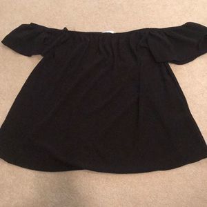Black off shoulder